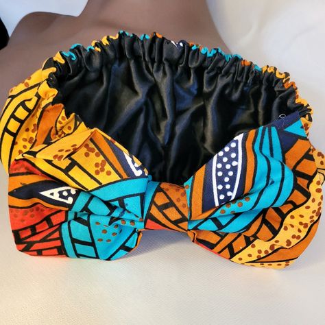 Adult Headband With Bows. Shell Fabric Is 100% Cotton, Lining Is Satin. Ankara Hair Band Styles, Ankara Headband, Handmade Multicolor Adjustable Headwrap, African Print Headband, Traditional Adjustable Multicolor Headwrap, Hair Scarf Tutorial, Fascinator Hats Outfit, Handmade Multicolor One-size Headwrap, Hair Bands Diy