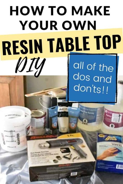 Make Your Own Resin, Tabletop Diy, Diy Resin Table, Wood Resin Table, Resin Table Top, Diy Table Top, Epoxy Table Top, Decorative Crafts, Diy Resin Projects