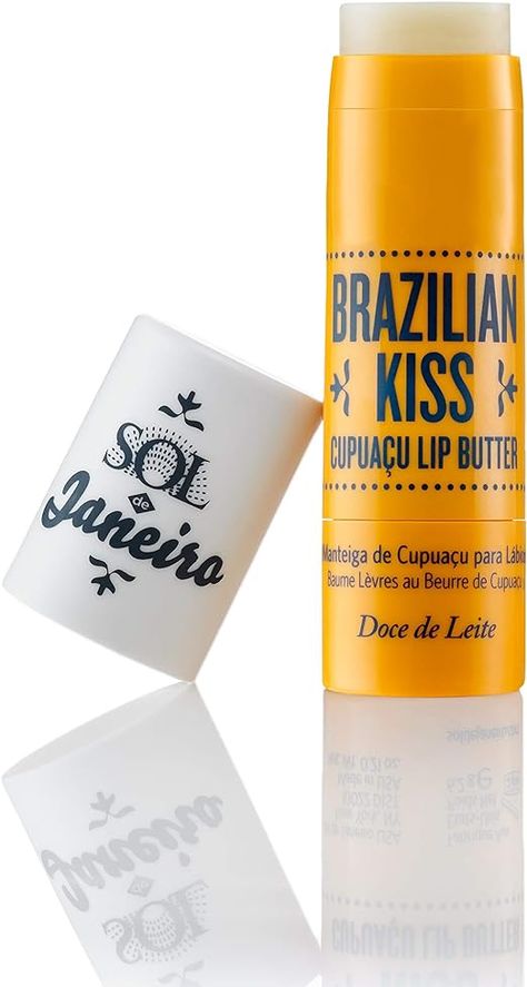 Brand	Sol de Janeiro
Item form	Balm
Skin type	Dry
Colour	Clear
Product benefits	A blend of cupuacu butter, açai oil, and coconut oil provide deep hydration.
Flavour	Coconut Brazilian Kiss, Cupuacu Butter, Best Lip Balm, Lip Butter, Amazon Uk, Drunk Elephant, Lip Oil, Smells Amazing, Hand Cream