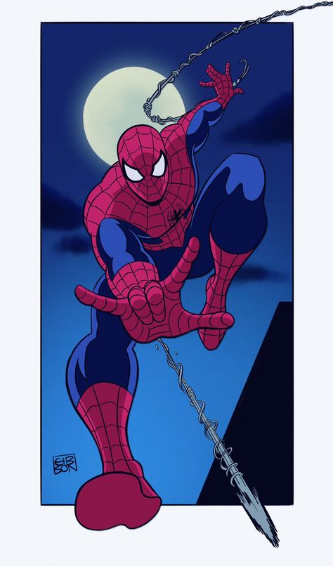 Spider Man The Animated Series, Spider Man Animated Series, Retro Comic Art, Scarlet Spider, Marvel Animation, Steve Ditko, Tv Animation, Retro Comic, Character Design Animation