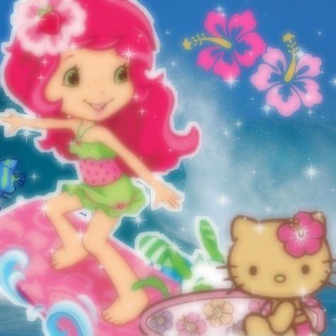 Strawberry Shortcake Pictures, Avatar Art, Emotes Discord, Images Hello Kitty, Coconut Dream, Tropical Girl, Barbie Summer, Mermaid Aesthetic, Poses References