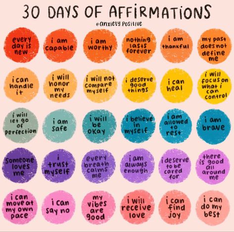 Motivation For Kids, Positive Affirmations For Kids, Mental Health Activities, Affirmations For Kids, Happy July, Mindfulness For Kids, Art Therapy Activities, Positive Self Affirmations, Mental And Emotional Health