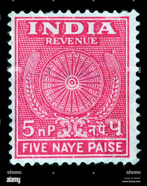 Download this stock image: postage revenue stamp, India, 1957 - D36X9F from Alamy's library of millions of high resolution stock photos, illustrations and vectors. Revenue Stamp, Postal Stamps, Vintage Stamps, Wallpapers Vintage, Vintage Wallpaper, Royalty Free Images, Free Images, Stock Photography, Outdoor Blanket