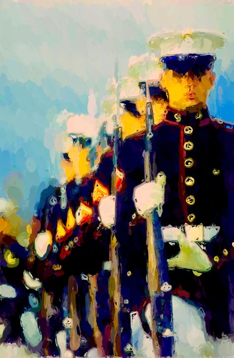 USMC. 2017. #usmc #marines #marinecorps #devildogs #leathernecks #semperfi Marine Corps Painting, Usmc Aesthetic, Us Marine Corps Wallpaper, Marines Painting, Marines Aesthetic, Marine Corps Wallpaper, Marines Wallpaper, Marine Corps Art, Usmc Wallpaper