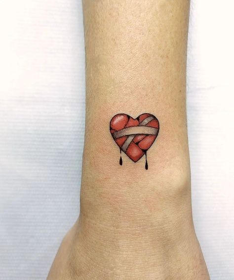 20 Inspired Small Heart Tattoos You will Love Tattoo Buttcheek, Small Red Heart Tattoo, Red Heart Tattoo, Two Hearts Tattoo, Small Heart Tattoo, Tattoo Elbow, Realistic Heart Tattoo, Heart With Infinity Tattoo, Heart With Wings Tattoo