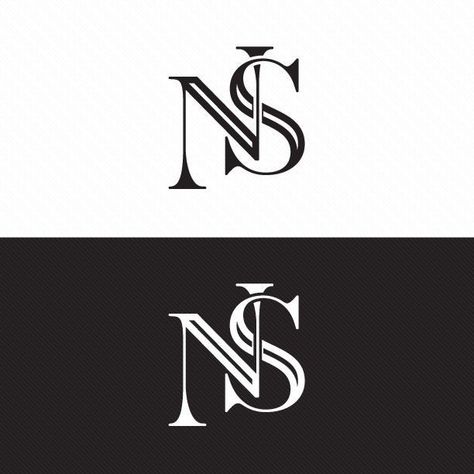 Ns Logo Design Letters, Ns Monogram, Ns Logo Design, Ns Logo, N Logo Design, Monogram Business, Typographic Logo Design, Wallpapers Pictures, Clothing Brand Logos