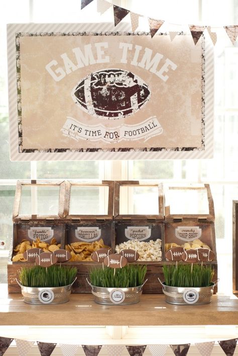 Vintage Football Party, Football Viewing Party, Football Party Snacks, Football Candy, Game Time Snacks, Chocolate Footballs, Football Party Invitations, Football Tailgate, Football Birthday Party