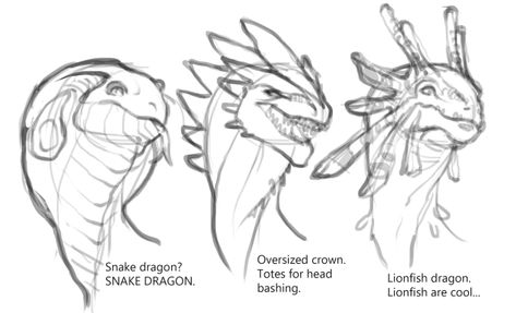 How to Design Fantastical Dragons with a Touch of Realism | Art Rocket Unique Dragons, Creatures Reference, Dragon Tutorial, Dragon Species, Dragon Anatomy, Dragon Heads, Design Dragon, Dragon Sketch, Drawing Style