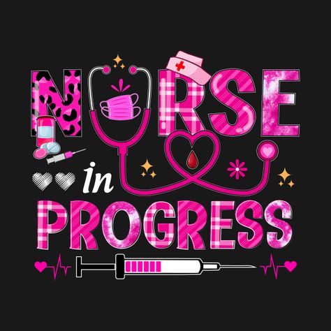 Nurse In Progress Wallpaper, Lpn Nursing Student Aesthetic, Nurse Life Aesthetic, Nursing Students Aesthetic, Future Lpn, Nursing Students Wallpaper, Lpn Nursing Student, Nursing School Quotes, Nursing Aesthetic