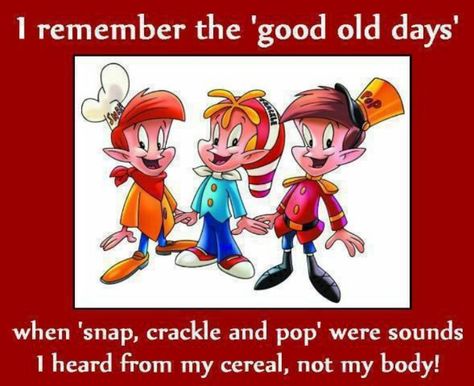 snap crackle pop Cereal Characters, Snap Crackle Pop, I Remember When, The Good Old Days, Do You Remember, Good Old, Bones Funny, The Words, Childhood Memories