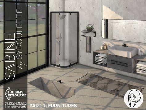 Sims4 Cc Furniture Bathroom, Bathroom Sims 4, Cc For Sims 4, Sims 2 Cc, Mod Wall, Mods Sims 4, Sims 4 Kitchen, Mod Furniture, Cc Mods