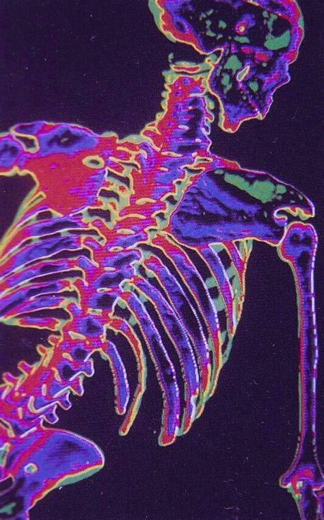 Neon Skeleton Wallpaper, Psycodelic Aesthetic, Aleister Crowley, Trippy Wallpaper, Iphone Wallpaper Themes, Edgy Wallpaper, Trippy Art, Ethereal Art, Aesthetic Collage