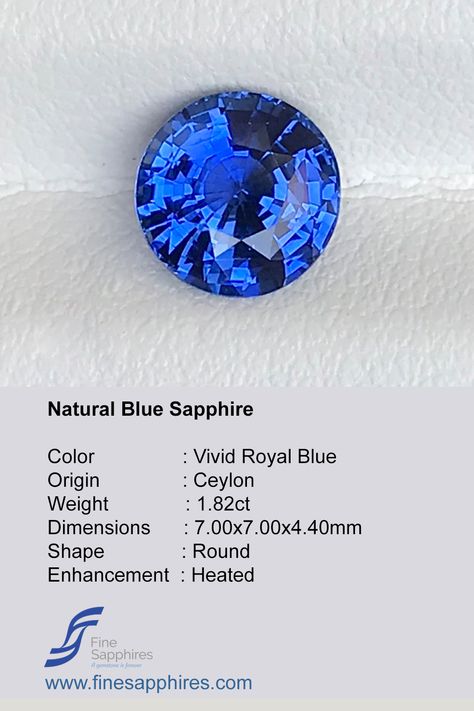 Ceylon (Sri Lankan) Blue Sapphires are very special and valued for its vivid and brighter blue colour. As one of the world's steadiest suppliers of top-quality sapphires and seventy-five other types of gemstones, Sri Lanka is one of the most important countries in the world when it comes to gem and jewellery. Round shaped sapphires are rare and beautiful. Blue Origin, Countries In The World, Sapphire Color, Types Of Gemstones, Natural Blue Sapphire, Blue Colour, Engagement Rings Sapphire, Spiritual Journey, Bright Blue