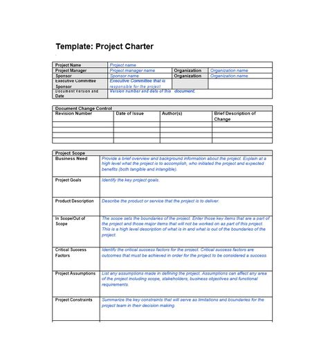 40 Project Charter Templates  Samples [Excel, Word] Project Charter Templates, Cover Letter For Internship, Mission Statement Examples, Project Charter, Lesson Plan Template Free, Business Letter Template, Event Planning Template, Reading Projects, Project Management Professional