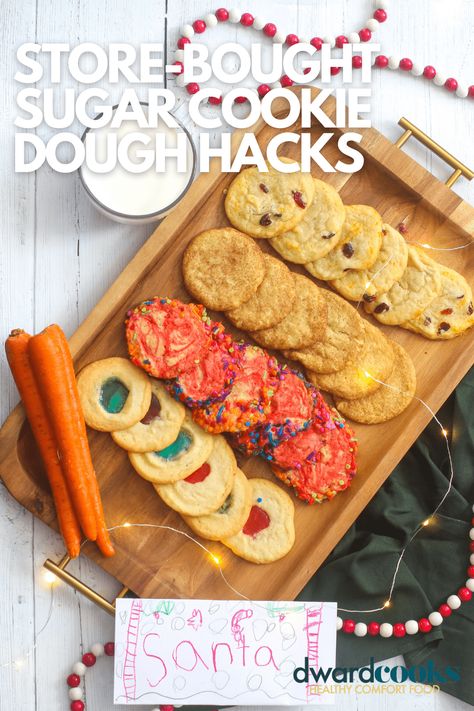 Cookie Dough Hacks, Rolled Sugar Cookie Dough, Different Cookies, Sugar Cookie Dough Recipe, Dough Ideas, Cookie Hacks, Rolled Sugar Cookies, Buy Cookies, Cookie Dough Recipes