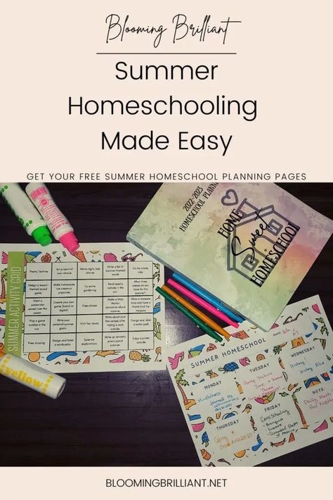 Continue homeschooling through the summer. Summer homeschool is made easy with free curriculum trials and fun activities. Download your free summer homeschool planning pages now! Summer Homeschool Curriculum, Homeschool Summer Schedule, Summer Homeschool Ideas, Summer School Homeschool, Homeschool Summer, Summer Lesson Plans, Summer Lesson, Summer Homeschool, Homeschool Lesson Plans