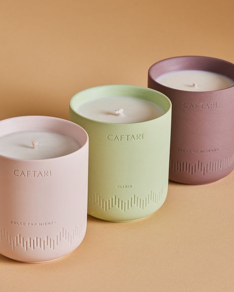 Caftari | Branding, Packaging and Shopify Design — Wayfarer Design Studio Luxury Candle Packaging Design, Luxury Candle Brands, Candle Packaging Design, Candle Photography, Homemade Scented Candles, Home Decor Brand, Candles Photography, Shopify Design, Candle Branding