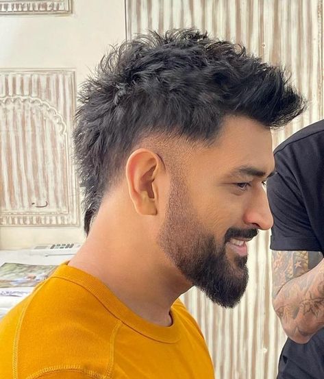 Dhoni Hairstyle New, Msd Hairstyle, Fohawk Haircut Fade Mullet, Long Faux Hawk Men, Men’s Mohawk Hairstyles, Faded Mohawk Men, Men’s Mohawk Fade, Ms Dhoni Hairstyle, Mohawk Hairstyles Men Faded