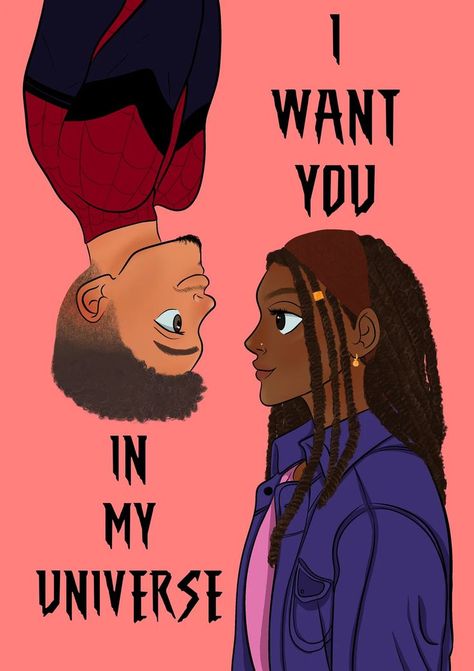 Spiderman Gifts For Boyfriend, Spiderman Valentines, Spiderman Illustration, Spiderman Couple, Chibi Spiderman, Custom Spiderman, Boyfriend Girlfriend Pictures, Art Superhero, Love Proposal