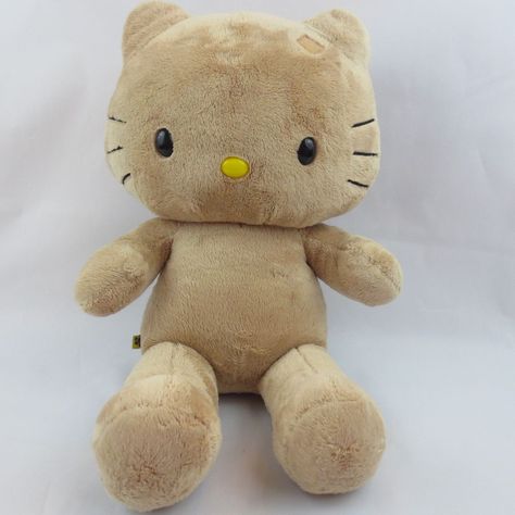 Tan Hello Kitty Build A Bear, Tan Hello Kitty Plush, Tan Hello Kitty, Build A Bear Dog, Kitty Room, Hello Kitty Room Decor, Shopping Therapy, Teddy Bears For Sale, Hello Kitty Rooms