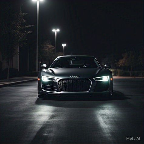 Audi R8 Black, Audi R8, Audi, Black