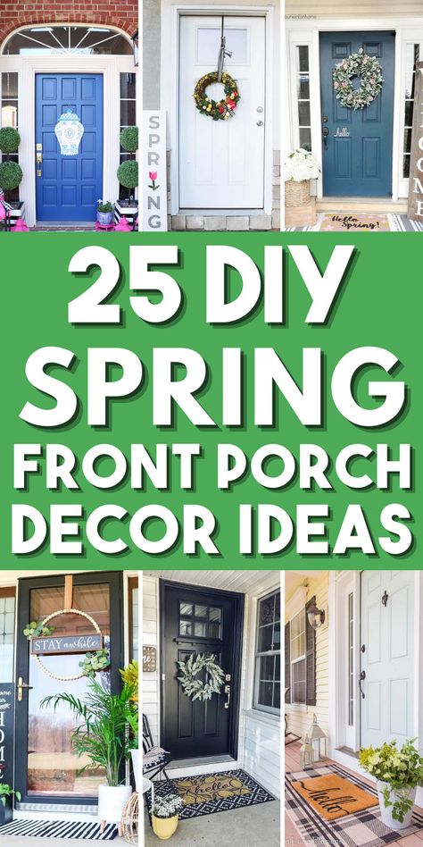 Welcome the season of renewal with enchanting spring front porch decor ideas. Dive into the world of creativity with DIY spring decorations and Easter front porch decorations, whether you prefer the charm of farmhouse spring decorations or modern spring porch decorations. From spring door decor and DIY spring wreaths to spring door signs. Adorn your porch with vibrant floral displays for spring porches and lush spring porch planters to create an inviting atmosphere. Easter Front Porch Decorations, Easter Front Porch, Front Porch Decorations, Spring Front Porch Decor, Spring Front Porch Ideas, Spring Front Porch, Front Porch Decor Ideas, Spring Porch Decor, Vintage Milk Can