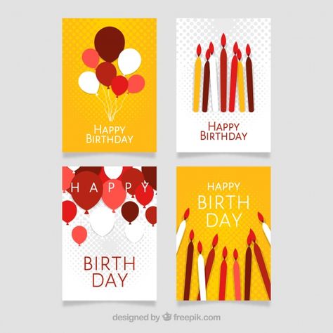 Modern birthday card designs Free Vector Birthday Card Graphic Design, Modern Birthday Card, Birthday Announcement, Birthday Card Designs, Greeting Card Image, Birthday Posters, Digital Birthday Cards, Mother Card, Birthday Card Drawing