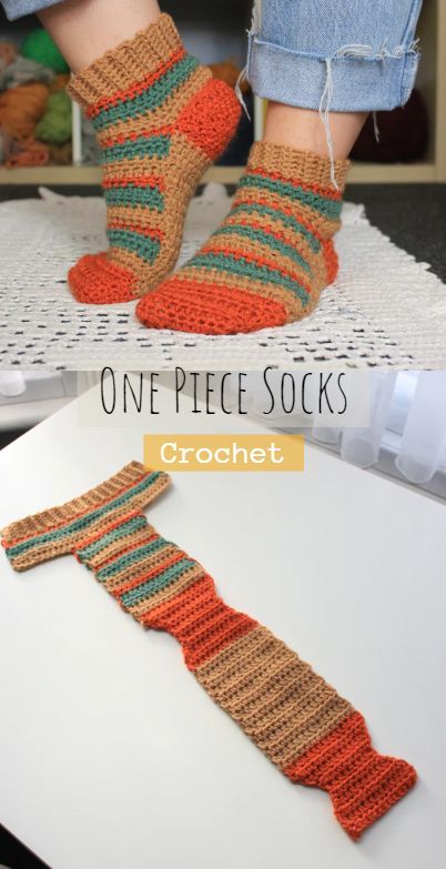 Crochet One Piece Socks Crochet Socks Free Pattern For Beginners, Crochet Socks Pattern Free, Crochet Thigh High Socks Free Pattern, Socks Crochet Pattern Free, How To Crochet Socks, Crochet Socks Free Pattern, Crochet Thigh High Socks, Crochet Sock Pattern, Crochet Socks Tutorial