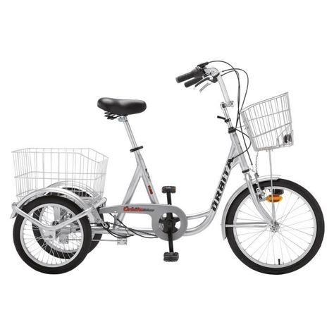 Go Sport prix promo vélo de ville, TRICYCLE ORBITA 3 VITESSES (Blanc) prix 569.00 € TTC au lieu de 669 € sur Go-sport.com Bicycle Types, Cycle Chic, Motorcycle Bike, Tricycle, Stationary Bike, Cycling, Bicycle, Bike, Vehicles