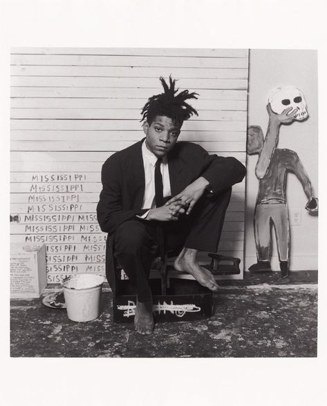 Photos: “American Cool,” from Miles Davis and Steve McQueen to Madonna and Kurt Cobain | Vanity Fair Rainer Fetting, Jean Basquiat, Jm Basquiat, Basquiat Art, Michel Basquiat, Neo Expressionism, Robert Rauschenberg, Expressionist Painting, Jean Michel Basquiat