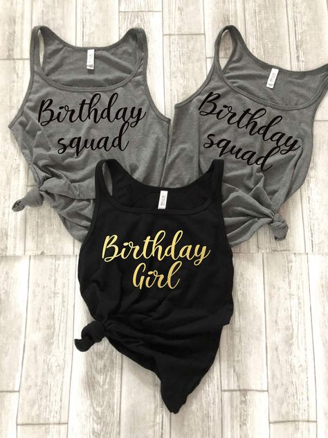 40th Birthday Ideas For Women Shirts, Birthday Present For Boyfriend, Birthday Cruise, Birthday Tanks, Birthday Squad Shirts, Birthday Outfit For Women, Best Birthday Wishes, Birthday Girl Outfit, Disney Birthday