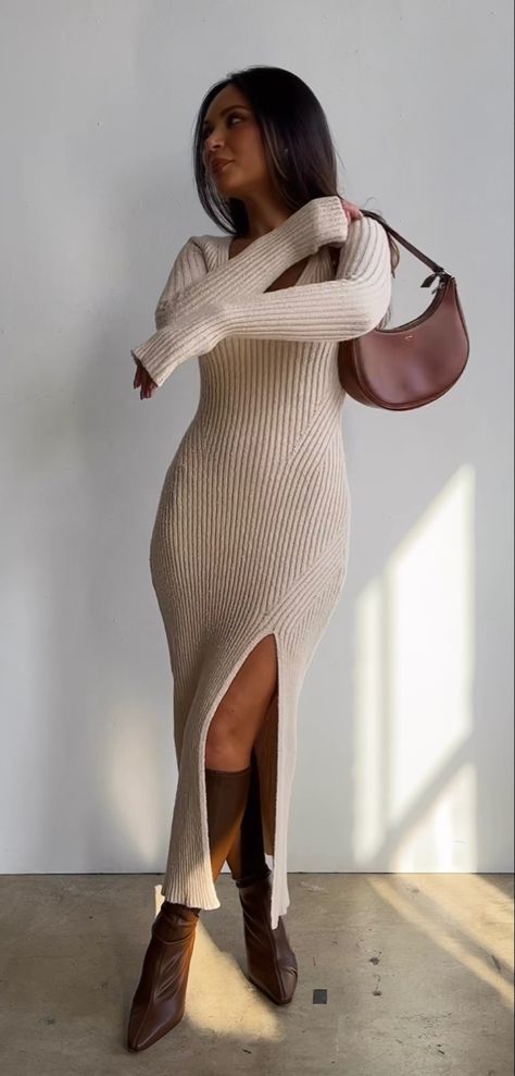 Wonter Dresses, Sweatshirt Over Dress Outfit, Engagement Party Outfit Guest Winter, Winter Dress Outfit Party, Long Sleeve Sweater Dress Outfit, Body Con Dress Outfit Winter, Short Sweater Dress Outfit, Short Dress With Cardigan, Dress Hoodie Outfit