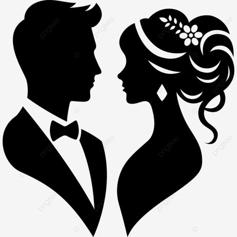 wedding silhouette bride and groom clipart transparent background vector clipart wedding bride and Bride And Groom Silhouette Svg Free, Teknik Quilling, Wedding Clipart Free, Bride And Groom Clipart, Groom Clipart, Bride Clipart, Bride Silhouette, Wedding Png, Bride And Groom Silhouette