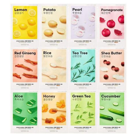 Korean Sheet Mask, Tinted Gloss, Red Ginseng, Mask Sheet, Cellulose Fiber, Overnight Mask, Water Type, Sheet Masks, Licorice Root Extract