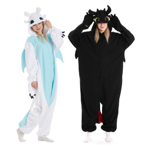 Toothless Dragon Onesie Pajamas for Adult Jumpsuit Animal Pijamas How to Train Pyjama Unisex Dragon Onesie, Pyjamas Onesie, Cartoon Pajamas, Costume Jumpsuit, Toothless Dragon, Bday List, Cosplay Idea, Onesie Pajamas, Party Costumes