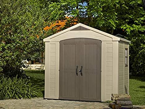 Keter Sheds, Plastic Storage Sheds, Outdoor Storage Solutions, Shed Construction, Sheds For Sale, Yard Tools, Garden Storage Shed, Plastic Sheds, Building Tips