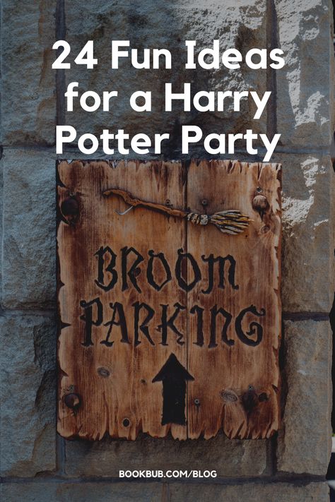 Thinking about throwing a Harry Potter party? Get ideas for food, drinks, decor, and more in this list! #books #harrypotter #partyideas Harry Potter Book Club Ideas, Harry Potter Book Fair Ideas, Book Fair Ideas, Rowling Quotes, Harry Potter Day, Ideas For Food, Harry Potter Book, Harry Potter Tattoos, Harry Potter Decor