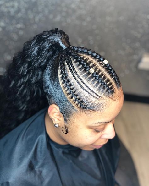 Latest Ghana Weaving Shuku Styles 2019 Simple Pony Hairstyles, Shuku Styles, Packing Gel, Ghana Weaving, Honey Blond, Pony Hairstyles, Weave Ponytail Hairstyles, Black Ponytail Hairstyles, Braided Ponytail Hairstyles