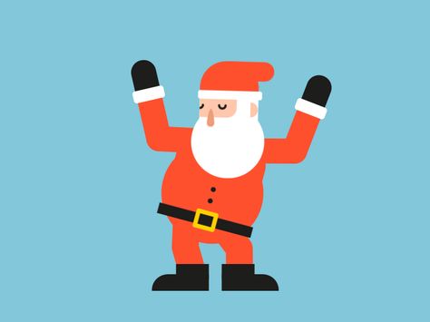 Dancing Santa by Marta Azaña Christmas Animated Gif, Santa Countdown, Fruit Art Drawings, Christmas Thoughts, Dancing Santa, Baby Christmas Photos, Merry Christmas Gif, Christmas Campaign, Animation Gif