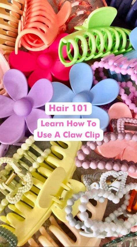 Have you ever wondered how to put a claw clip in? The trendy Y2K inspired claw clip are back! Tap the link to find out how to use this iconic accessory! Swipe through a few different hairstyles to try using a claw clip ✨

#WearCliphair #clawclip #butterflyclip #clawclips #clips #hairclips #hairstyles #hairaccessory #hair #accessory #accessories #clip #butterflyclips Hair In A Claw Clip, Using A Claw Clip, Diy Facial Hair Removal, Hair 101, Hanger Diy, Diy Facial, Facial Hair Removal, Claw Hair Clips, Hair Blog