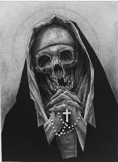 Art Sinistre, Skull Art Drawing, Art Noir, Dark Art Tattoo, Skeleton Art, Occult Art, Dark Art Drawings, Desenho Tattoo, Skull Drawing