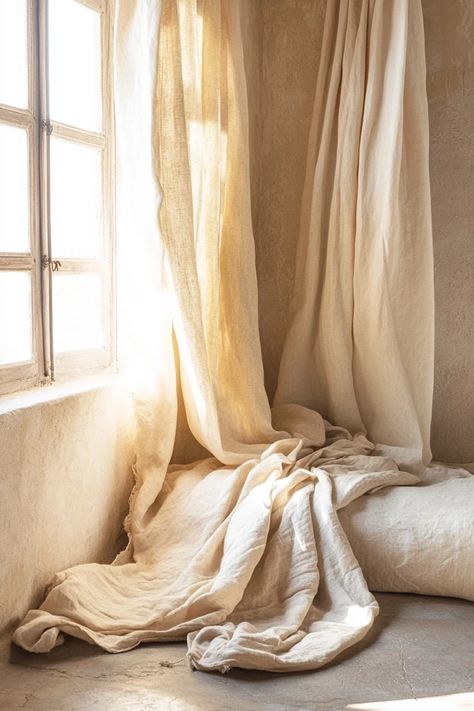 Create beautiful, eco-friendly curtains using hemp and linen! This guide will help you choose the right fabric and style to make your home more sustainable. 🏡✨ #EcoFriendlyCurtains #SustainableDecor #HempAndLinen #GreenHome #NaturalHomeDecor Sustainable Decor, Natural Textiles, Hemp Fabric, Eco Friendly Living, Green Decor, Natural Home Decor, Eco Friendly House, Sustainable Home, Eco Friendly Fabric