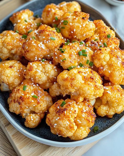 This post may contain affiliate links learn more     Bang Bang Cauliflower is a delightful twist on the popular Bang Bang Chicken, offering a deliciously crispy and spicy experience that’s ... Read more Bangbang Cauliflower, Cauliflower Air Fryer Recipes, Cottage Ham, Bang Bang Cauliflower Recipe, Cauliflower Air Fryer, Bang Bang Cauliflower, Meatless Dishes, Crispy Cauliflower, Bang Bang Chicken