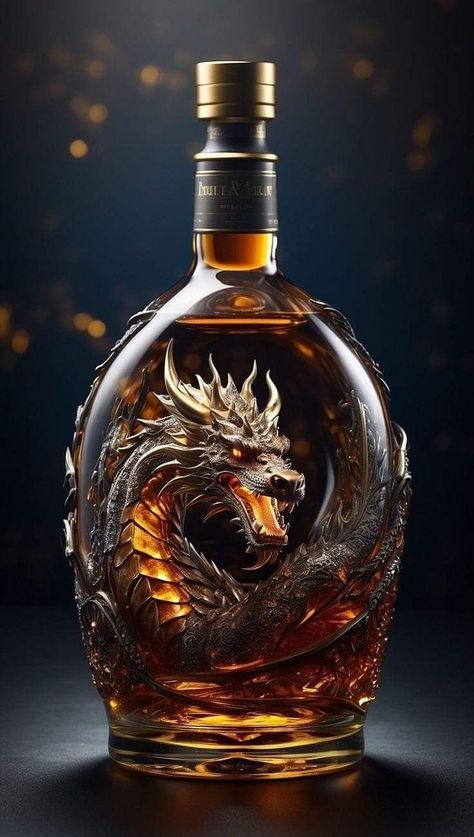 Majestic Dragon, Apple Logo Wallpaper Iphone, Magic Bottles, Dragon Artwork Fantasy, Japanese Whisky, Happy Hour Cocktails, Whisky Bottle, Chocolate Shake, Alcohol Bottles