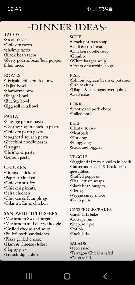 Dinner List Ideas Menu Planning, Meal List Ideas Menu Planning, Meal Planning Menus, Family Meal Planning, Easy Healthy Meal Prep, Healthy Meal Prep, Meal Plans, Interesting Food Recipes, Meals For The Week