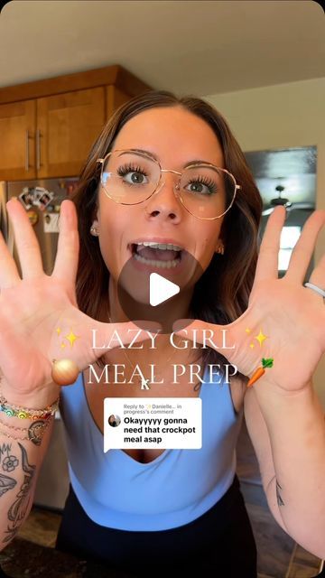 jenna_bariatricbestie on Instagram: "lazy girl meal prep is the name of my game 😋🥕🧅✨ #mealprep #recipe #potroast #crockpotmeal #healthymeal #dinnerideas #cookwithme #lazymeals #lazymealprep #bariatric #wls #fitnessjourney #healthyswaps #easymeals" Lazy Girl Meal Prep, Meal Plan High Protein, Mealprep Recipe, Lazy Meal Prep, Meal Prep Plans, Healthy Swaps, Lazy Girl, I Am Game, Pot Roast