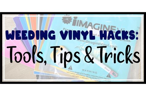 Cricut Tips And Tricks, Weeding Tips, Cut Out Projects, Cricut Explore Air Projects, Cricut Tips, Weeding Tools, Cricut Projects Beginner, Must Have Tools, Cricut Craft Room