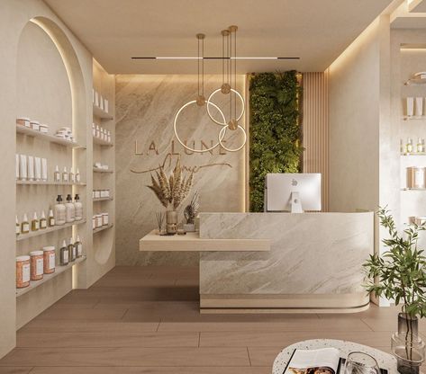 Introducing our latest interior design project on our esteemed architecture studio page: a captivating beauty clinic that promises an… | Instagram Dermatologist Clinic Interior Design, Skin Clinic Interior Design, Medspa Interior Design, Dermatology Clinic Interior Design, Spa Interior Design Luxury, Beauty Clinic Interior Design, Aesthetic Clinic Interior, Aesthetic Salon, Clinic Room