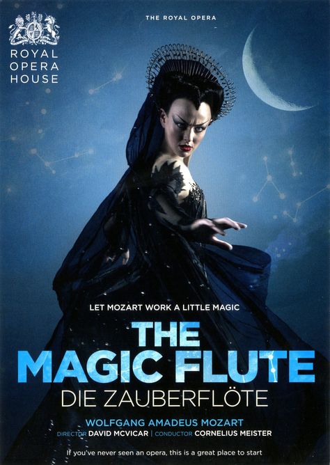 the magic flute - roh The Magic Flute Movie, The Magic Flute Opera, Magic Flute Opera, Opera Music, Magic Flute, Concert Poster Design, The Magic Flute, Ballet Posters, Amadeus Mozart