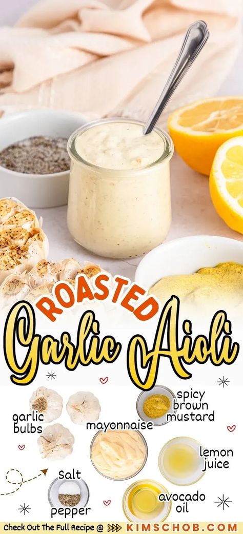 Roasted Garlic Aioli, Homemade Dips, Simple Dressing, Crock Pot Desserts, Serving Ideas, Garlic Aioli, Crockpot Breakfast, Culinary Experience, Storage Tips